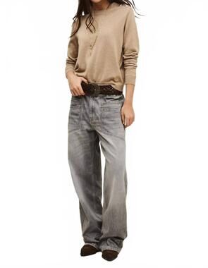 NEW BA&SH byleil wool jumper in beige